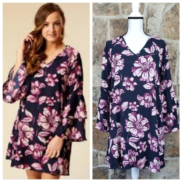 Nwt Altard State M MEDIUM Floral Shift Dress - Picture 1 of 8